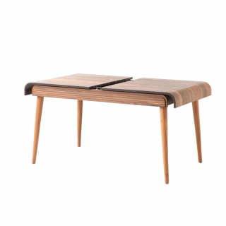 MS-150 Açılır Ahşap Ayaklı Kütük Masa