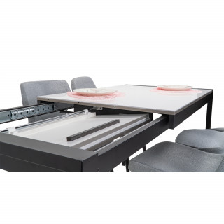 Star Açıılır Beyaz Masa - Barcelona & Maldiv Sandalye Takımı