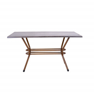 Old Pine Alüminyum Ayaklı Werzalit Masa